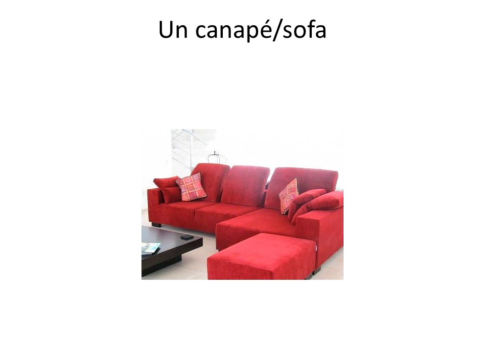 Un canapé/sofa