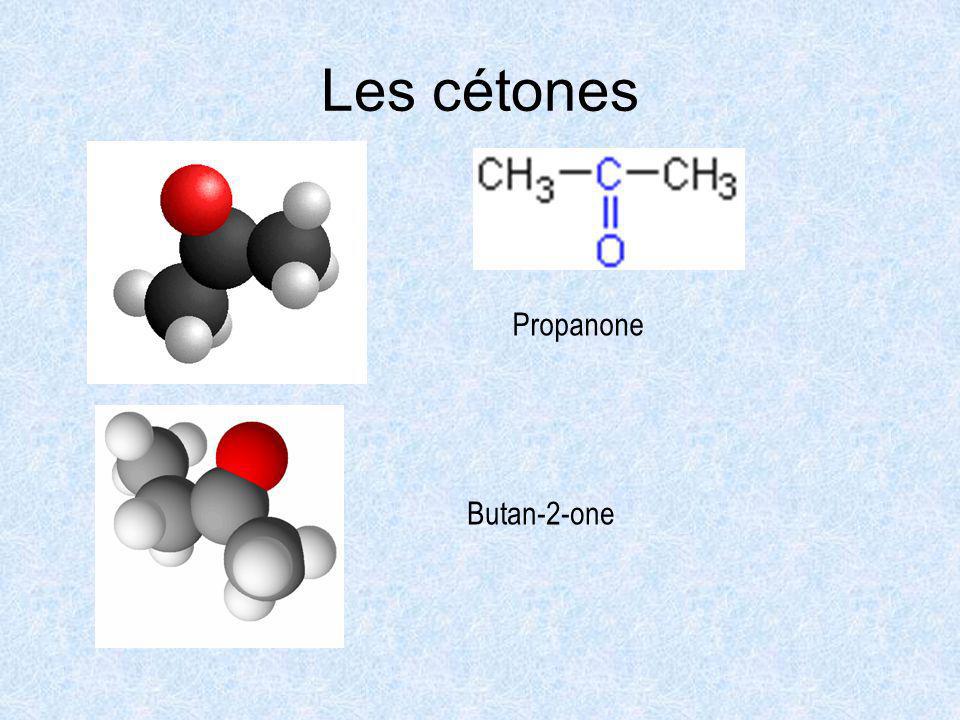 Les cétones Propanone Butan-2-one