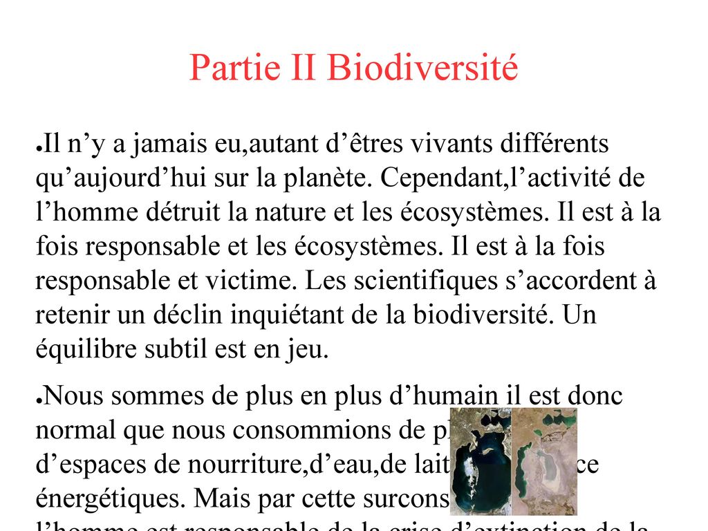 Partie II Biodiversité