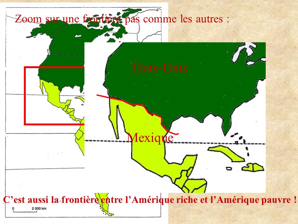 États-Unis Mexique Zoom sur une frontière pas comme les autres :