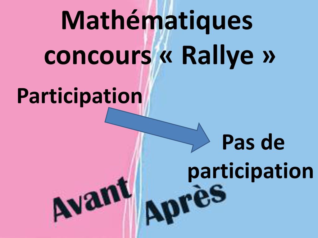 Mathématiques concours « Rallye »