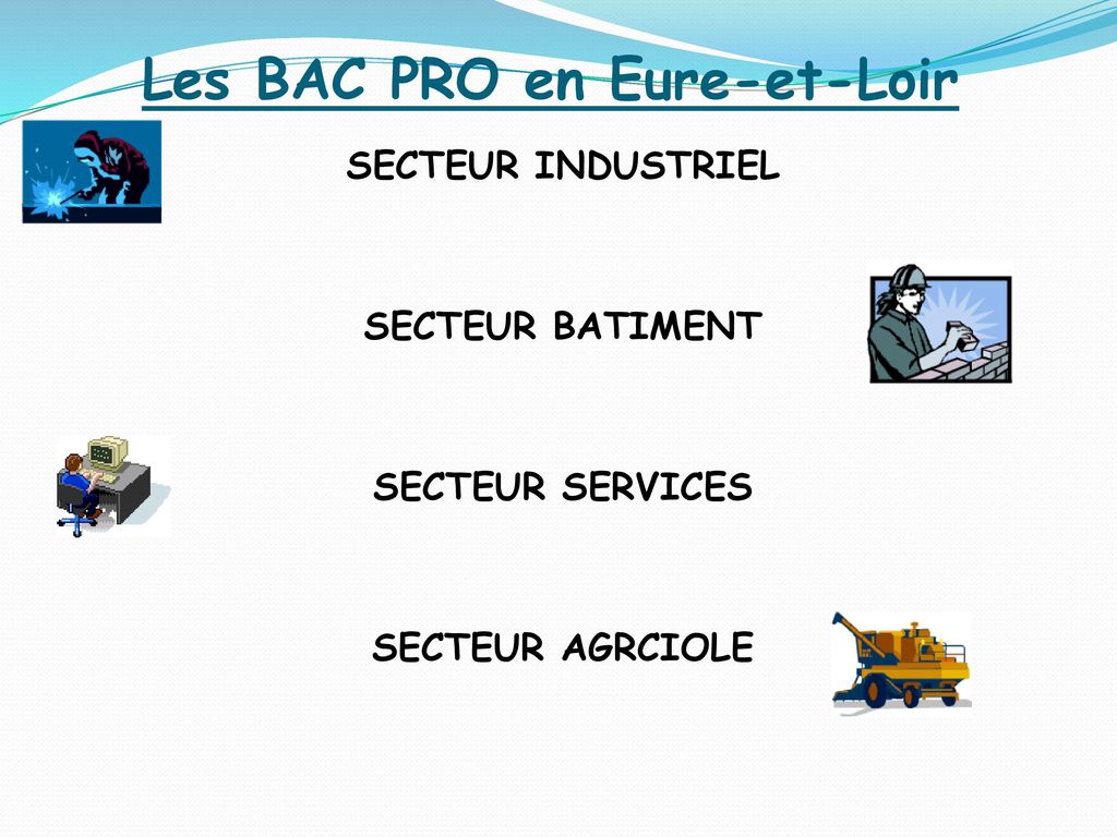 Les BAC PRO en Eure-et-Loir