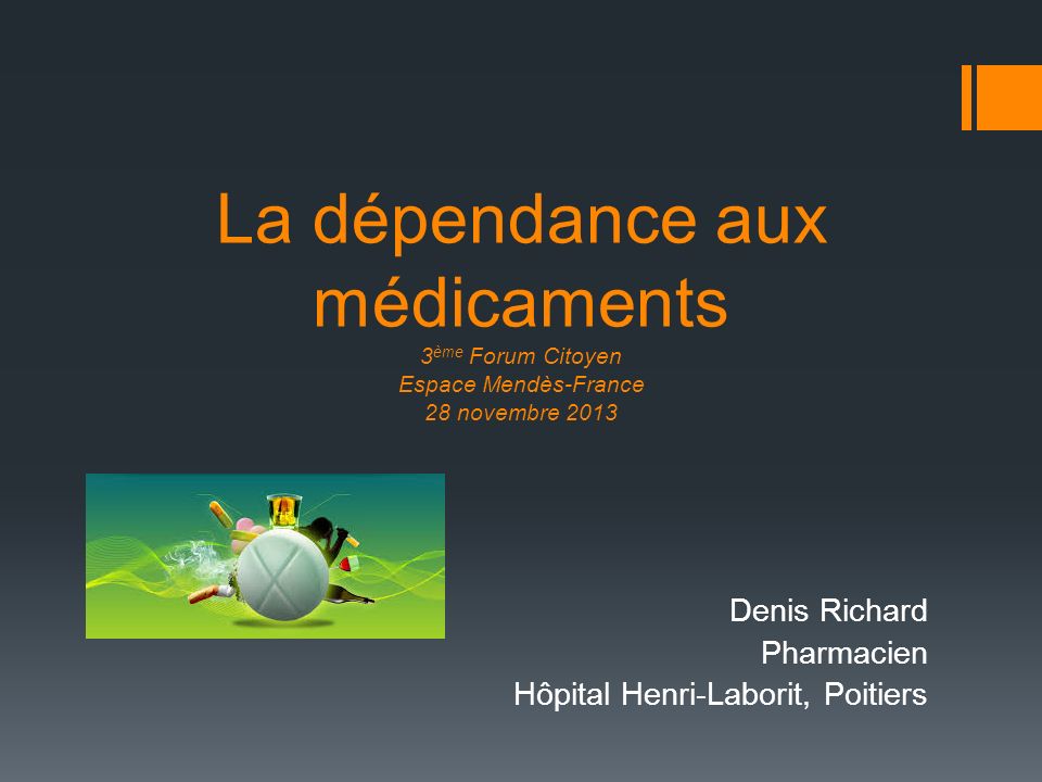 Denis Richard Pharmacien Hôpital Henri-Laborit, Poitiers