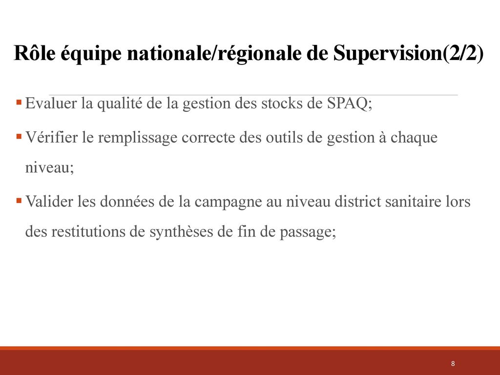 Rôle équipe nationale/régionale de Supervision(2/2)
