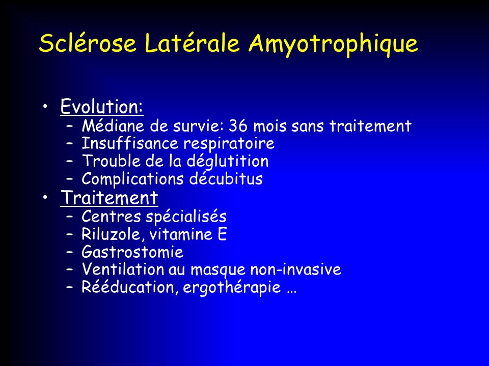 Sclérose Latérale Amyotrophique