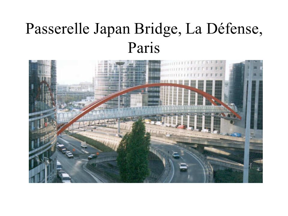 Passerelle Japan Bridge, La Défense, Paris