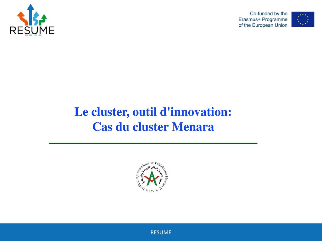 Le cluster, outil d innovation: