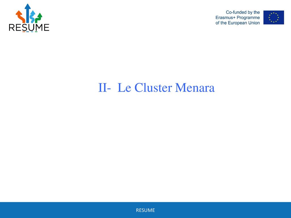 II- Le Cluster Menara