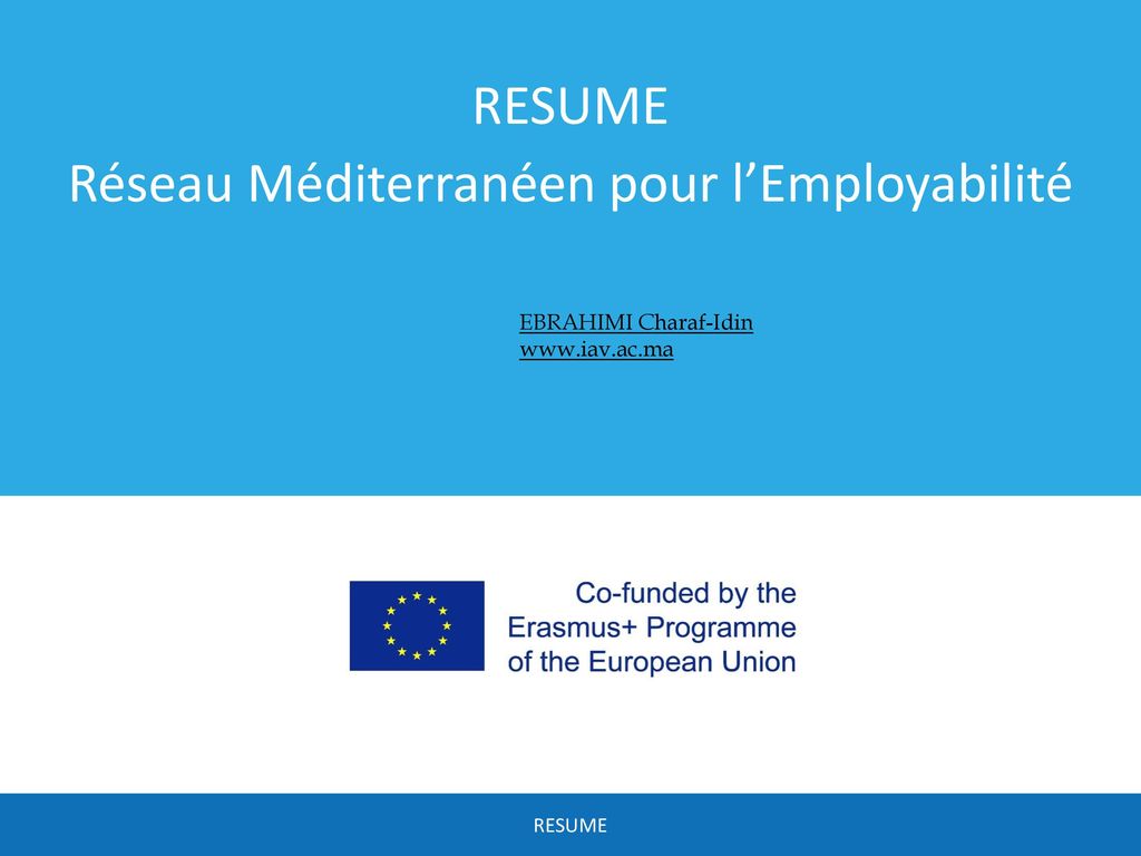 Réseau Méditerranéen pour l’Employabilité