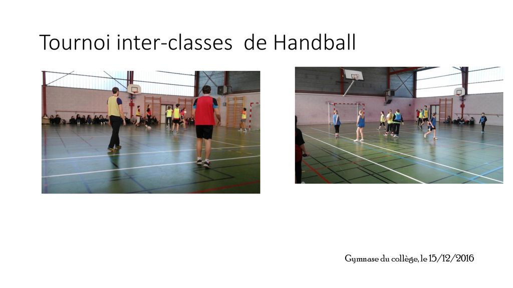 Tournoi inter-classes de Handball