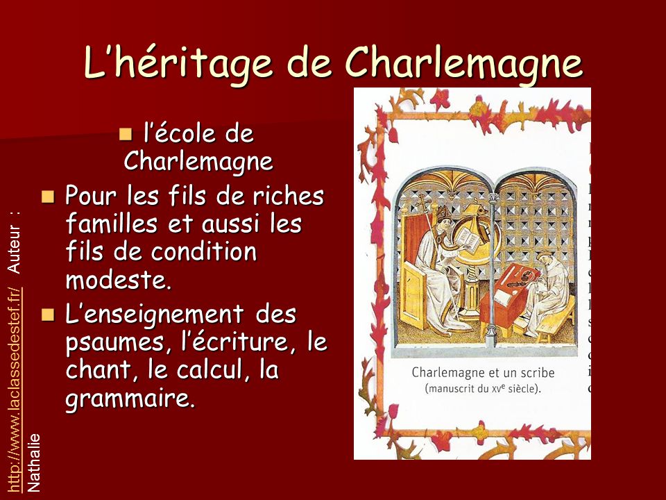 L’héritage de Charlemagne