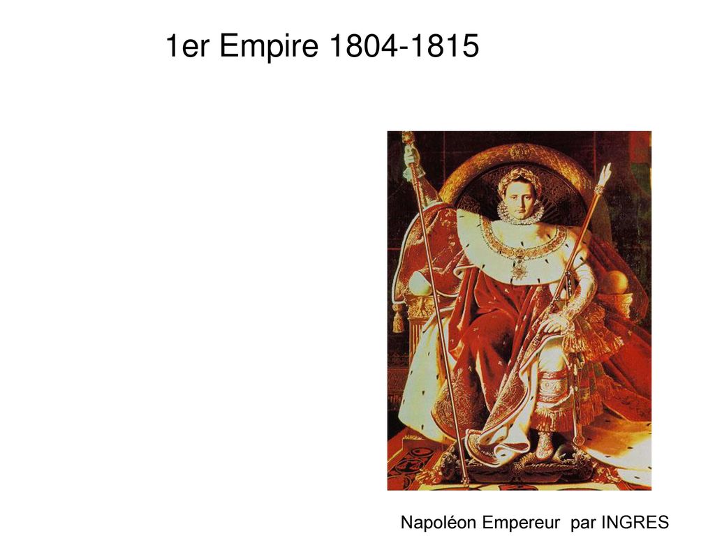 1er Empire Napoléon Empereur par INGRES