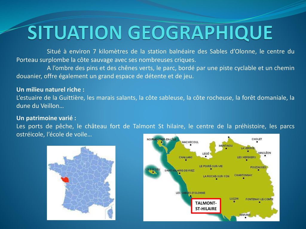 SITUATION GEOGRAPHIQUE
