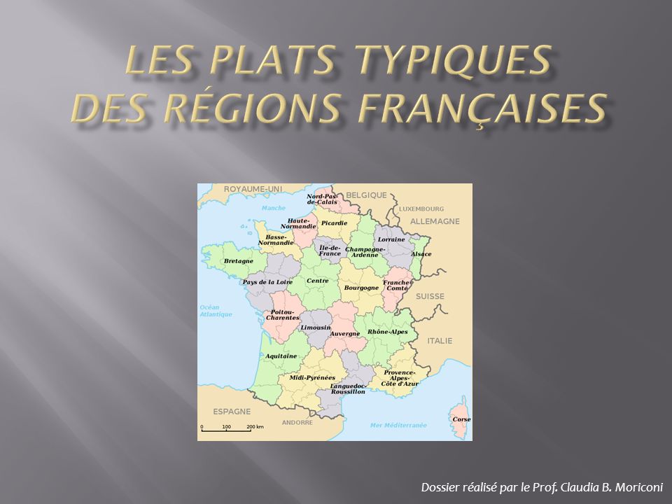 Les plats typiques des régions françaises