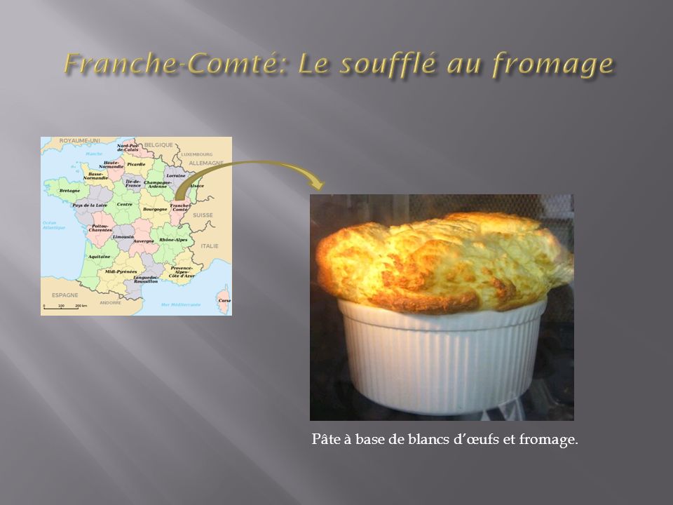 Franche-Comté: Le soufflé au fromage