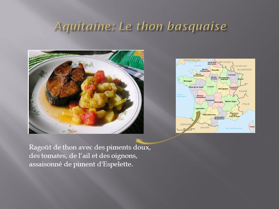 Aquitaine: Le thon basquaise