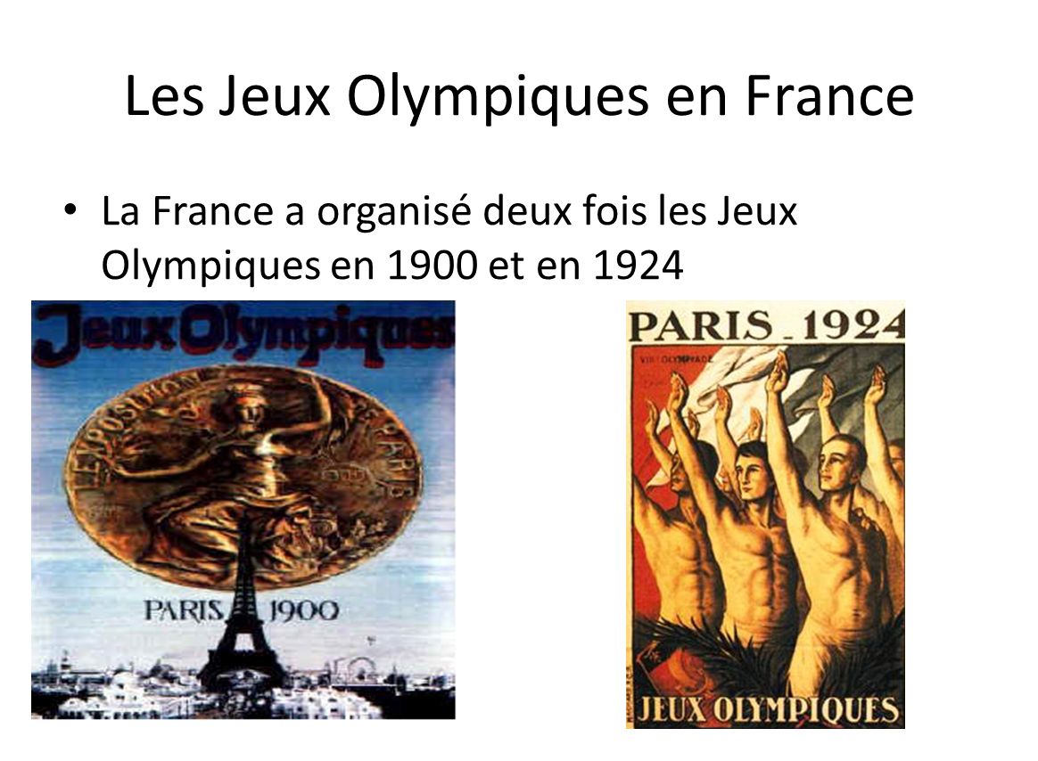 Les Jeux Olympiques en France