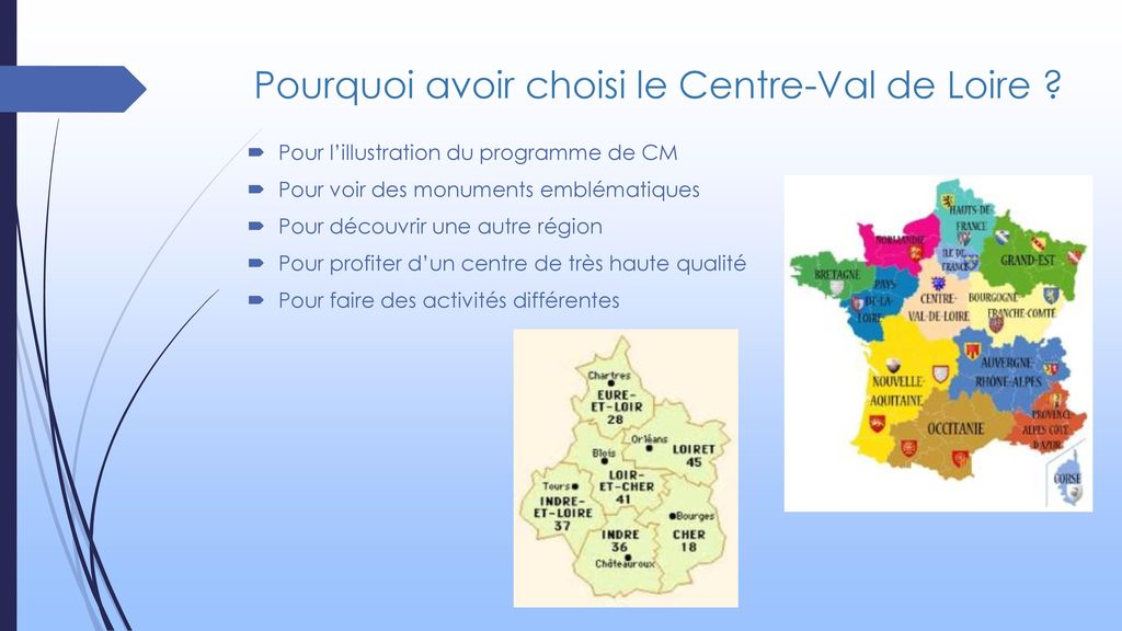 Pourquoi avoir choisi le Centre-Val de Loire
