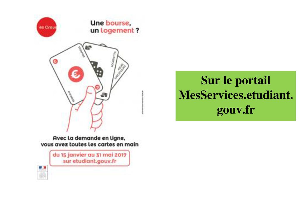 Sur le portail MesServices.etudiant.gouv.fr
