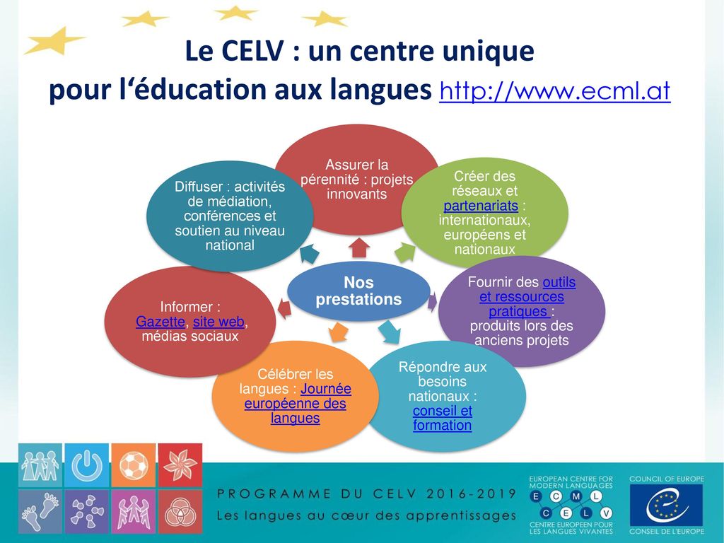 Le CELV : un centre unique pour l‘éducation aux langues