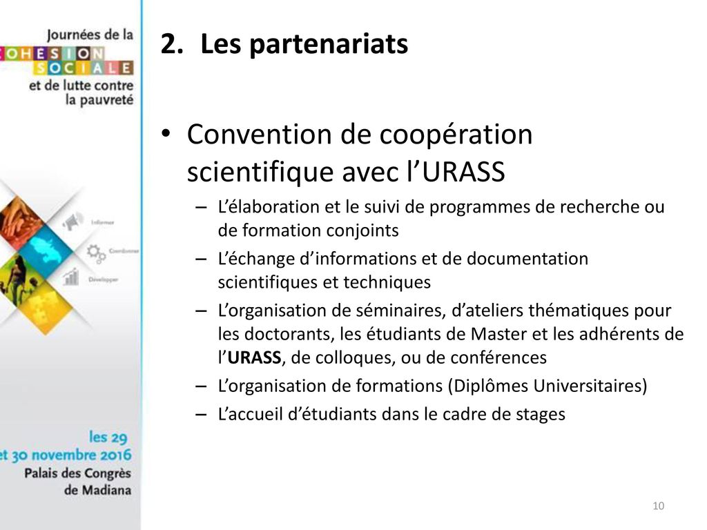 Convention de coopération scientifique avec l’URASS