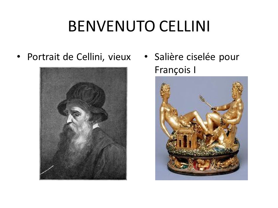 BENVENUTO CELLINI Portrait de Cellini, vieux