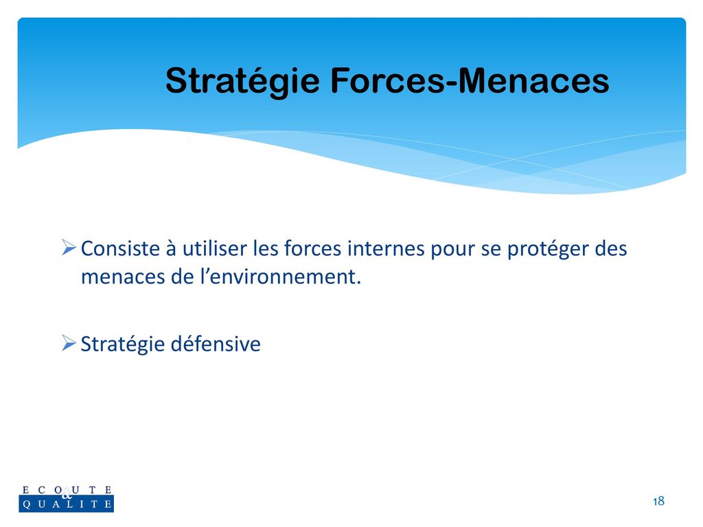 Stratégie Forces-Menaces