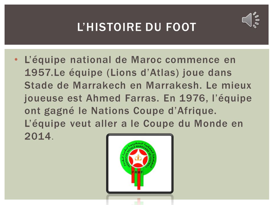L’Histoire du Foot