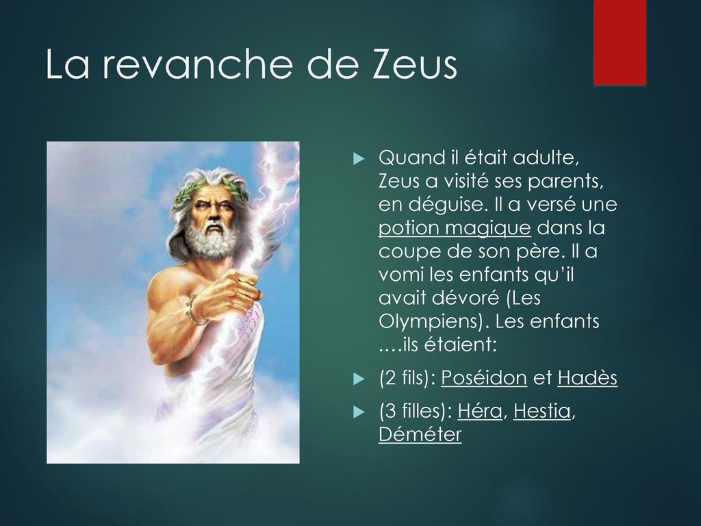 La revanche de Zeus