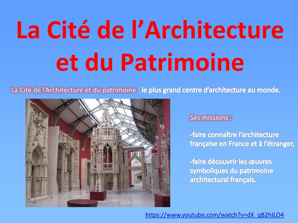 La Cité de l’Architecture et du Patrimoine
