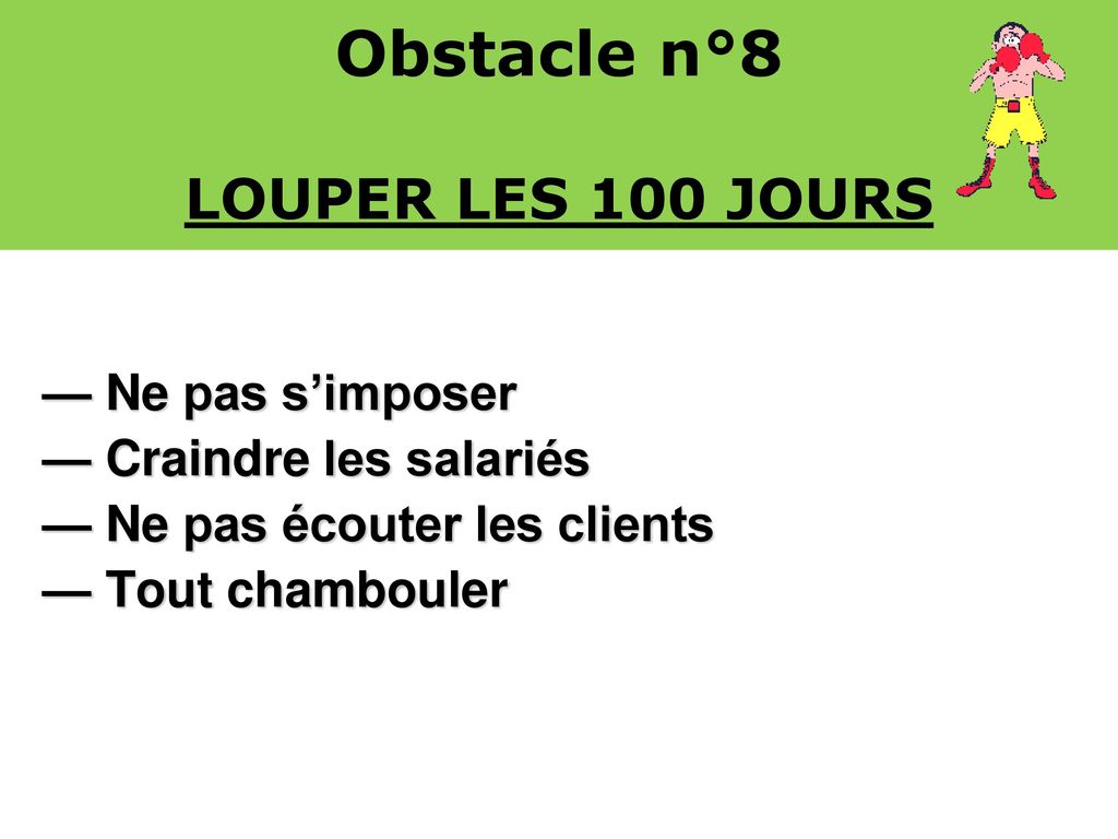 Obstacle n°8 LOUPER LES 100 JOURS