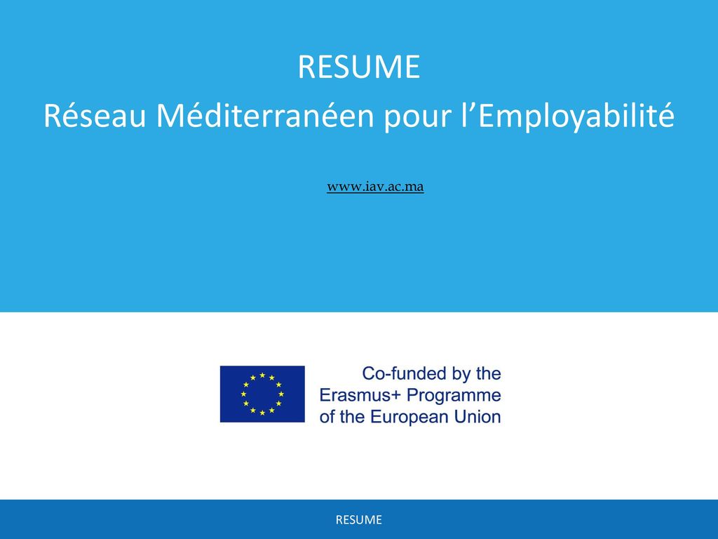 Réseau Méditerranéen pour l’Employabilité