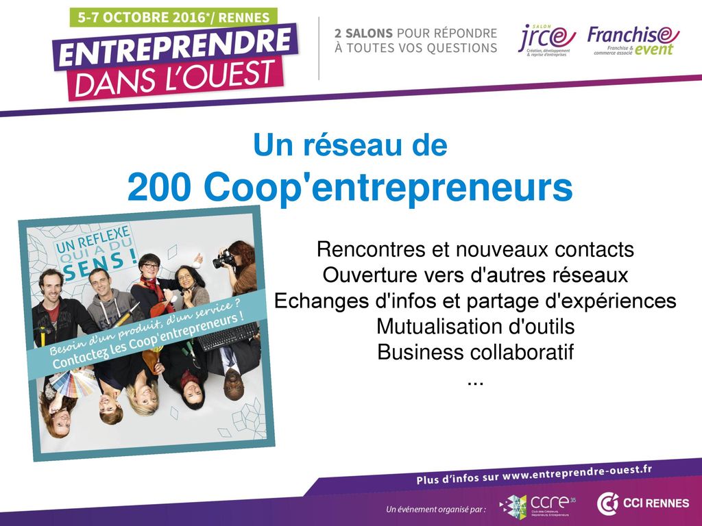200 Coop entrepreneurs Un réseau de Rencontres et nouveaux contacts