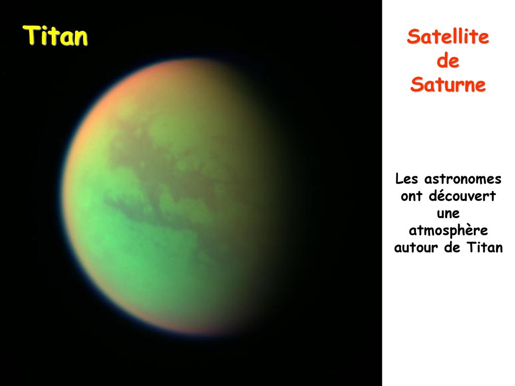 atmosphère autour de Titan