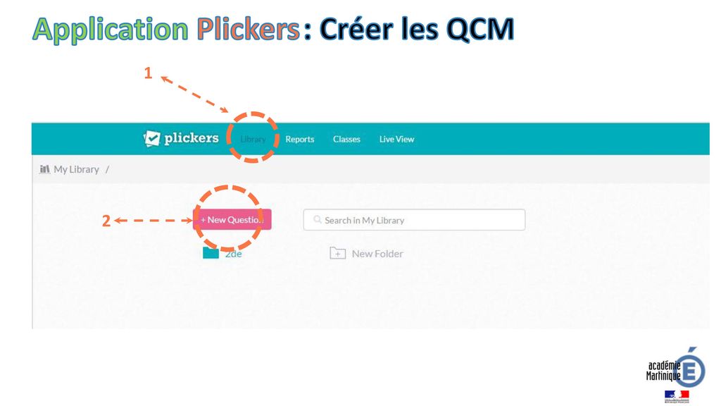 Application Plickers : Créer les QCM