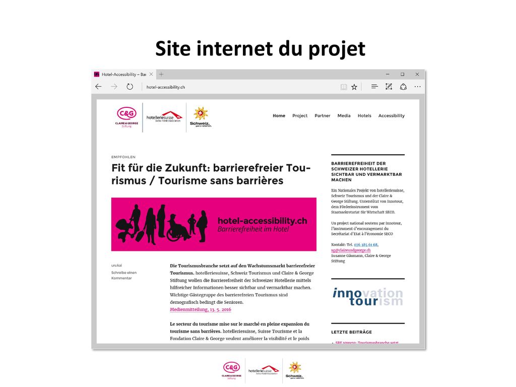 Site internet du projet