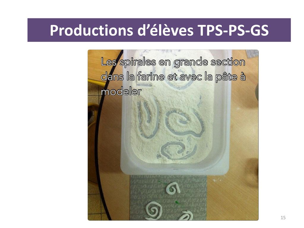 Productions d’élèves TPS-PS-GS