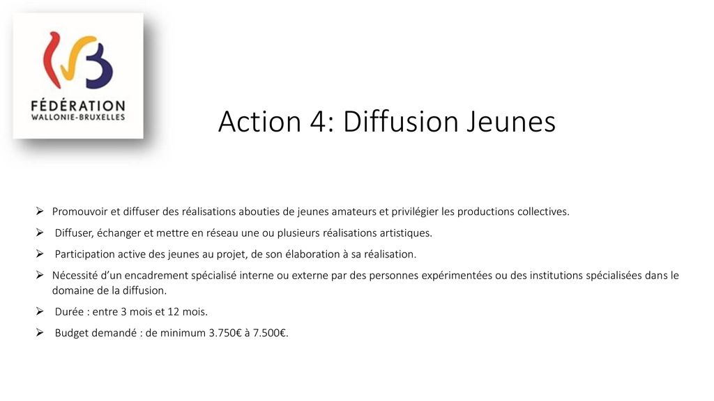 Action 4: Diffusion Jeunes