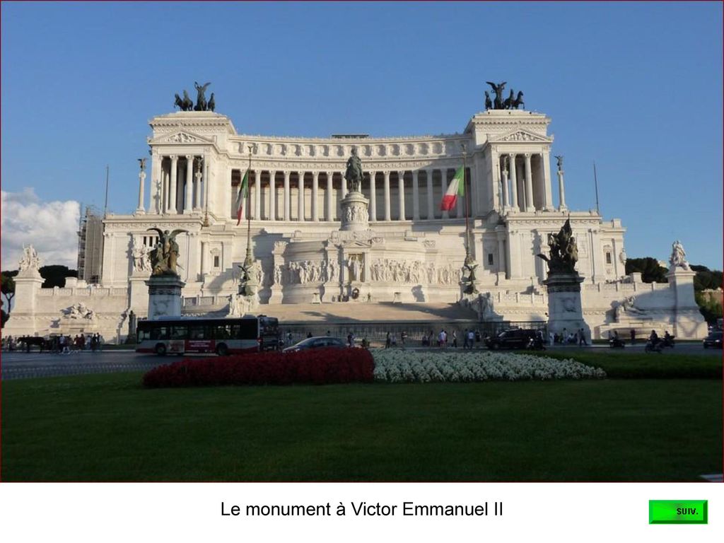 Le monument à Victor Emmanuel II