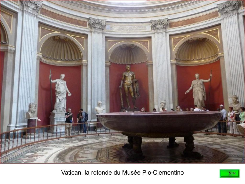 Vatican, la rotonde du Musée Pio-Clementino