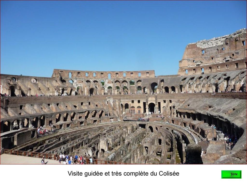 Visite guidée et très complète du Colisée