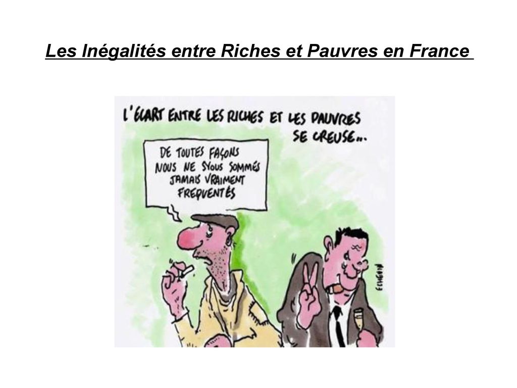 Les Inégalités entre Riches et Pauvres en France