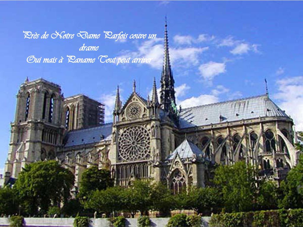 Près de Notre Dame Parfois couve un drame