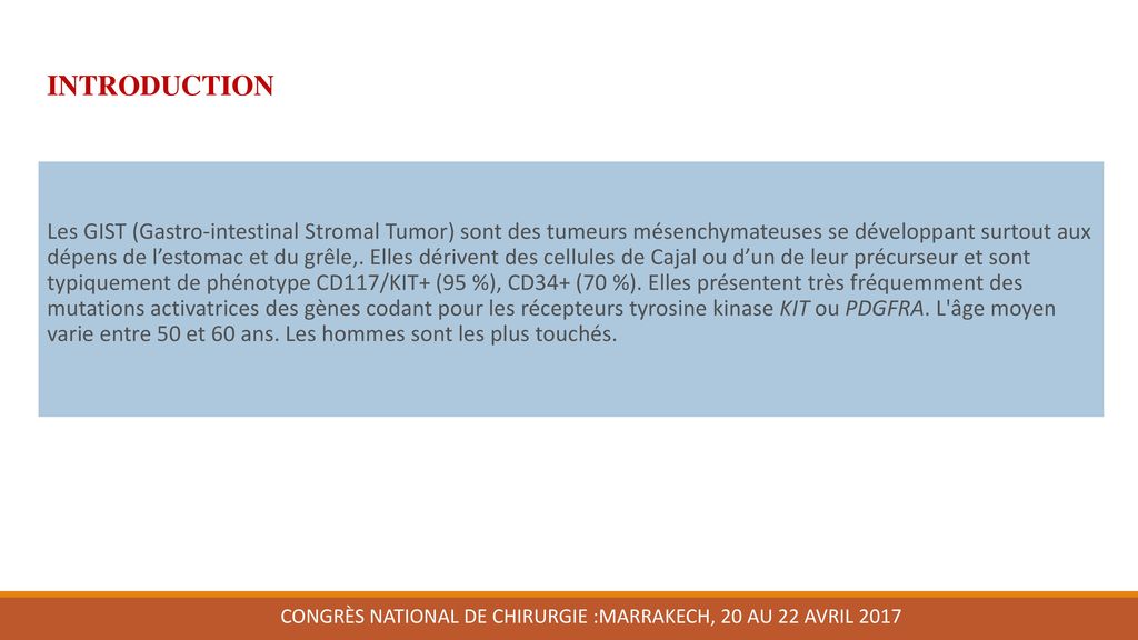 Congrès National de Chirurgie :Marrakech, 20 au 22 avril 2017