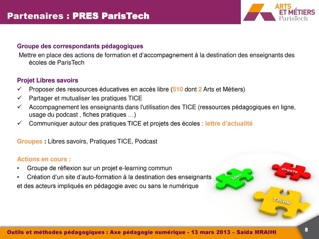 Partenaires : PRES ParisTech