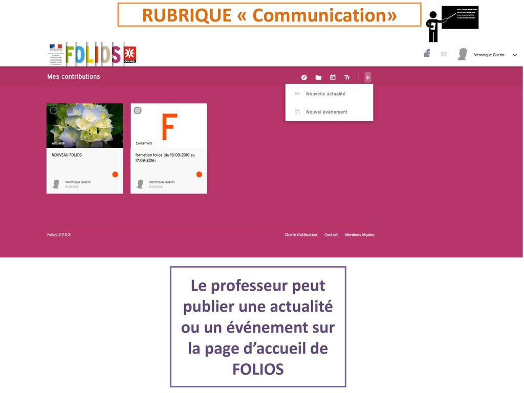 RUBRIQUE « Communication»