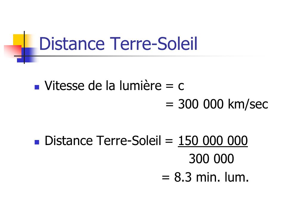 Distance Terre-Soleil