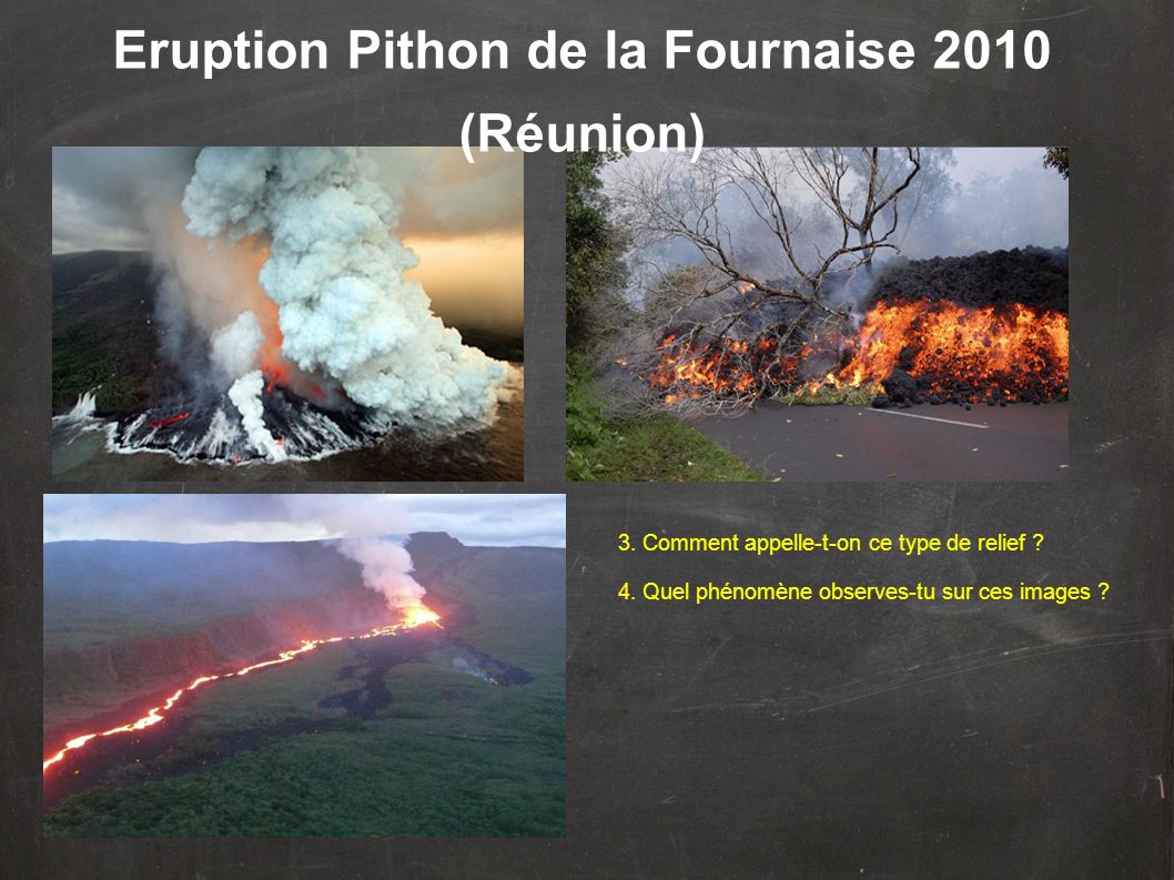Eruption Pithon de la Fournaise 2010 (Réunion)