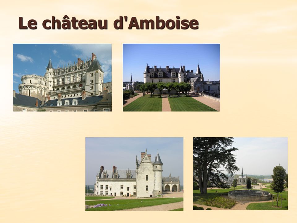 Le château d Amboise