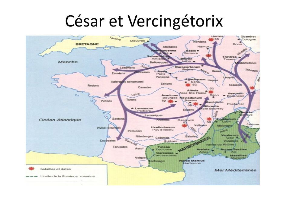 César et Vercingétorix
